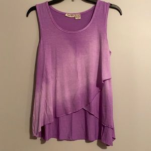 Soft purple tank top. Size Small